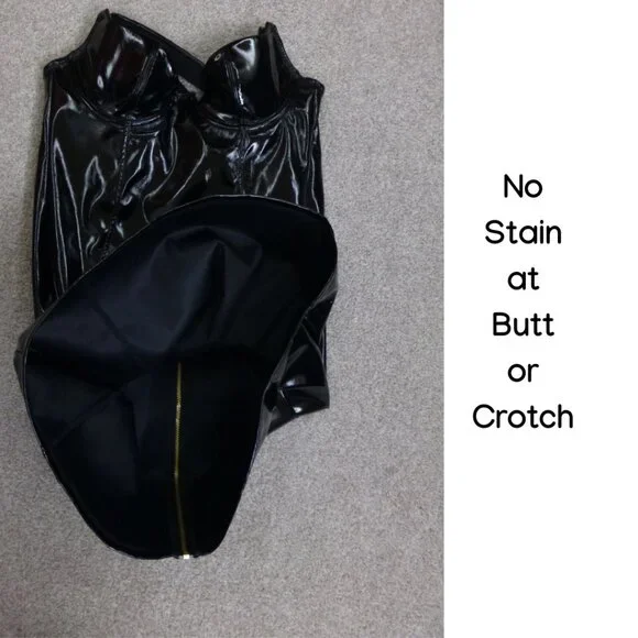 NWT Hustler Black Maxine Faux Leather Wired Dress (Size 4) - Picture 8 of 15